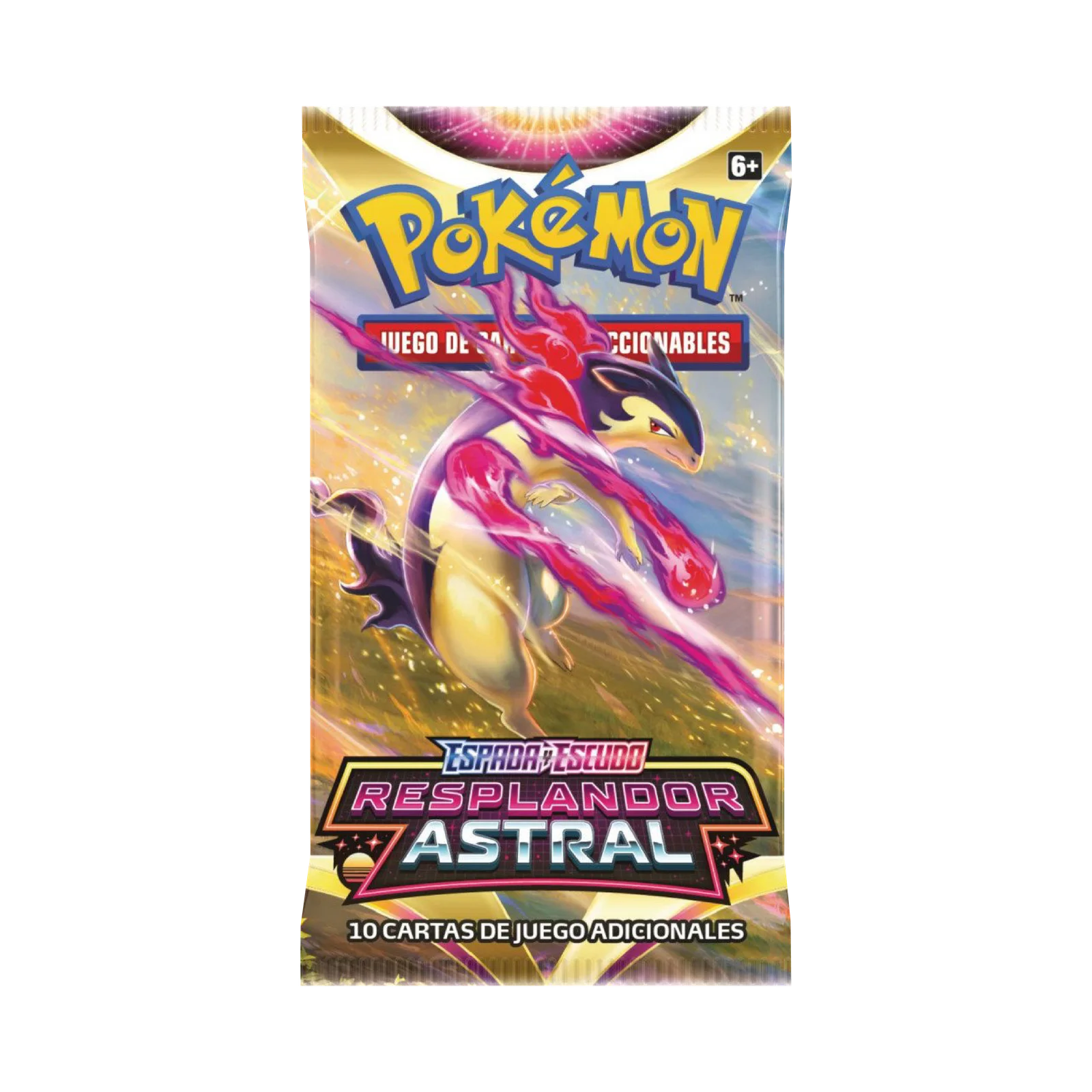 POKEMON TCG: POKÉMON TCG: SWORD & SHIELD 10 “RESPLANDOR ASTRAL” – SOBRE (ESPAÑOL).