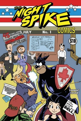 [7546129444444] THE NIGHT SPIKE #1 CAPTAIN AMERICA HOMAGE