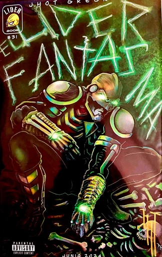 [750159369789] JHOT GRECK THAM EL LIDER FANTASMA TORMENTA DE ODIO PORTADA ESPECIAL EDICIÓN LIMITADA.