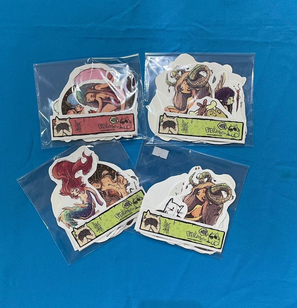 DULCE DE RATA, SET DE STICKERS