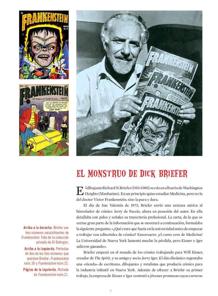 BIBLIOTECA DE COMICS DE TERROR DE LOS AÑOS 50 VOL.02: FRANKENSTEIN