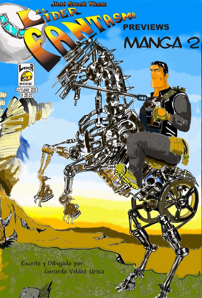 JHOT GRECK THAM EL LIDER FANTASMA PREVIEWS MANGA PACK 1 AL 4
