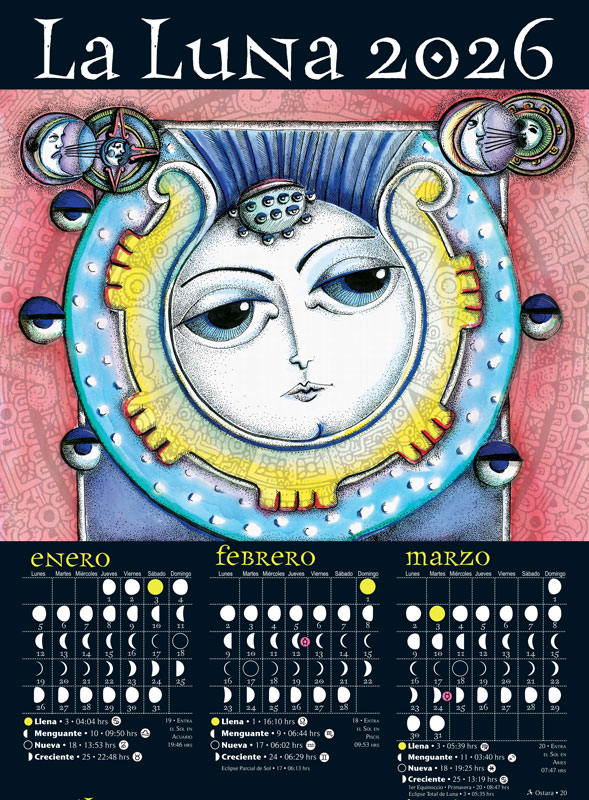 CALENDARIO DE LA LUNA 2026