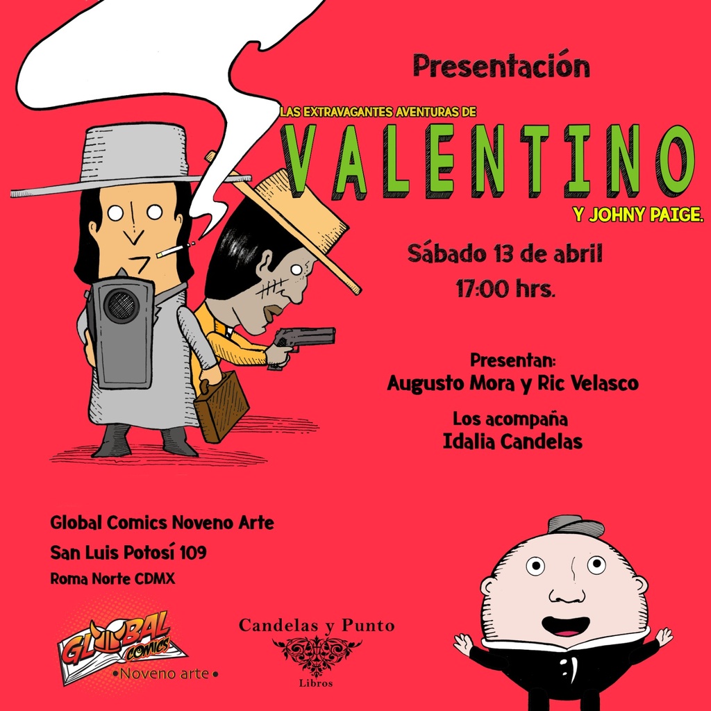 LAS EXTRAVAGANTES AVENTURAS DE VALENTINO Y JOHNY PAGE. (copia)