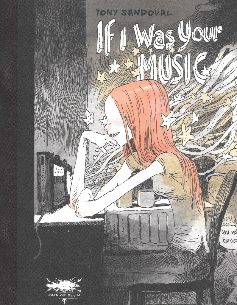 T. SANDOVAL IF I WAS YOUR MUSIC AUTOGRAFIADO Y CON SKETCH.