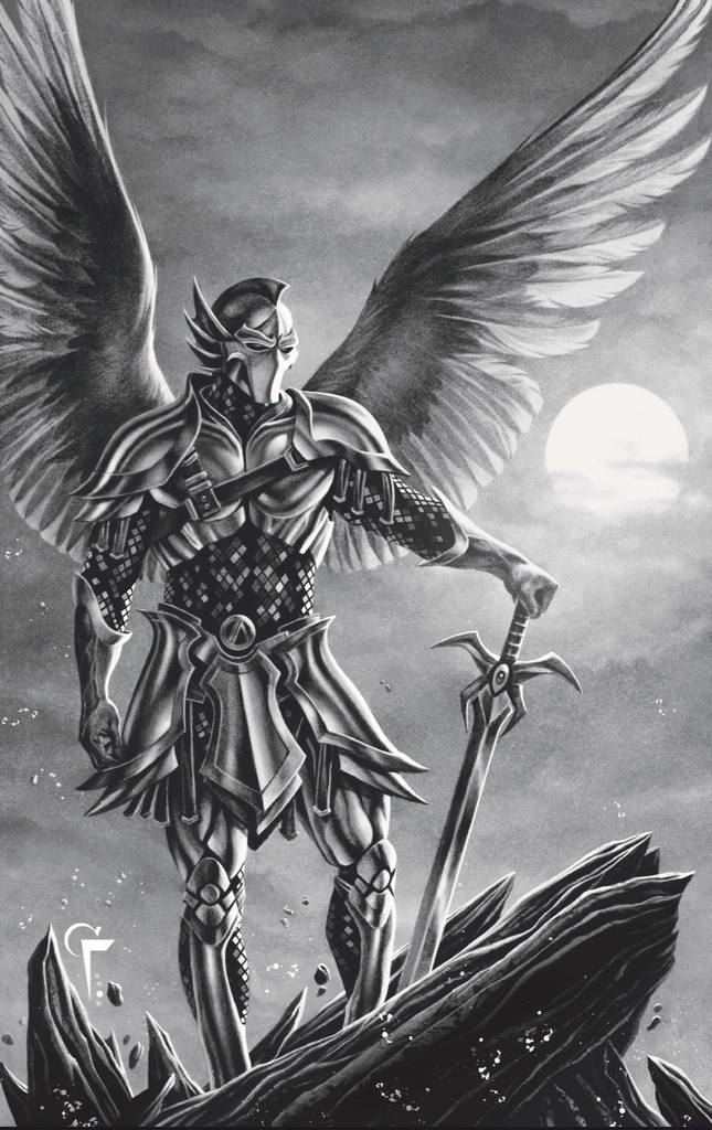 ALTERNIA AKELA. LOBO DEL DESIERTO # 1  ONE SHOT PORTADA E FELIX LEONEL BLANCO Y NEGRO.