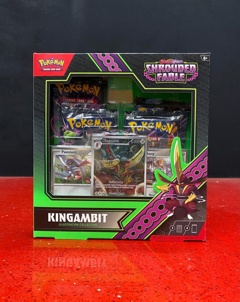 JUEGO DE CARTAS POKEMON SV SHROUDED FABLE KINGAMBIT EX COLLECT INGLES.