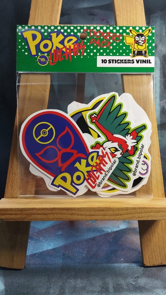 PACK STICKERS COLECCIÓN POKELUCHAS