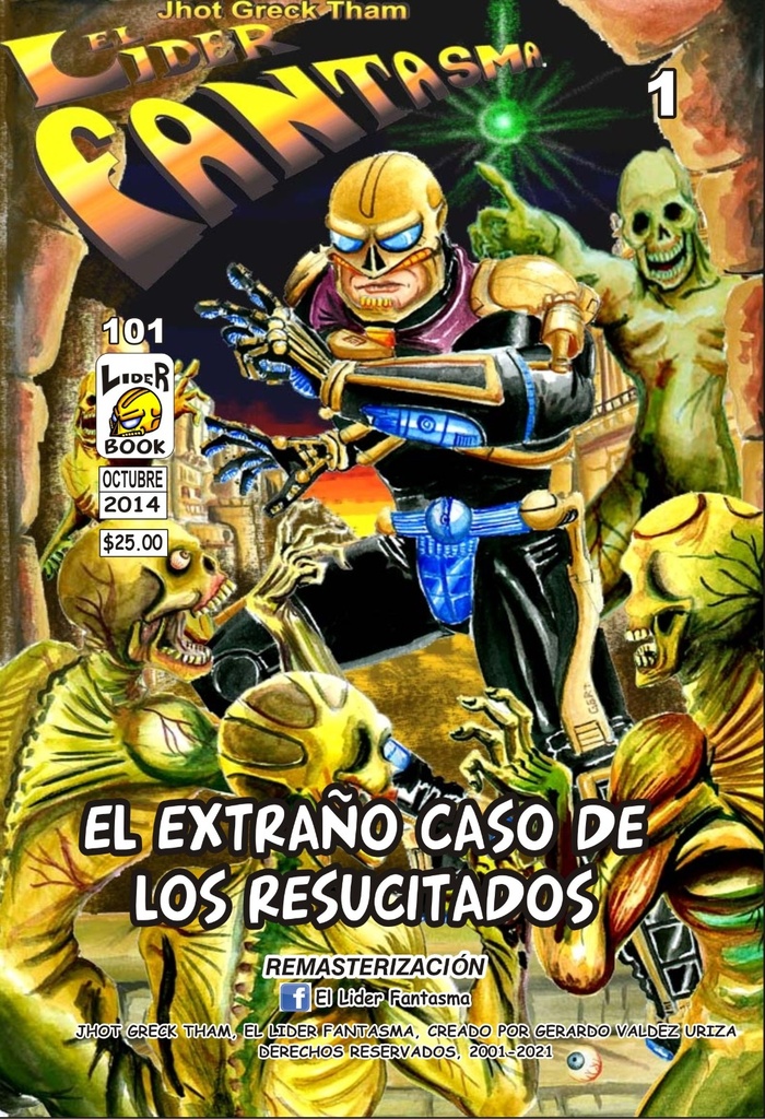 JHOT GRECK THAM EL LIDER FANTASMA PACK 1 AL 3