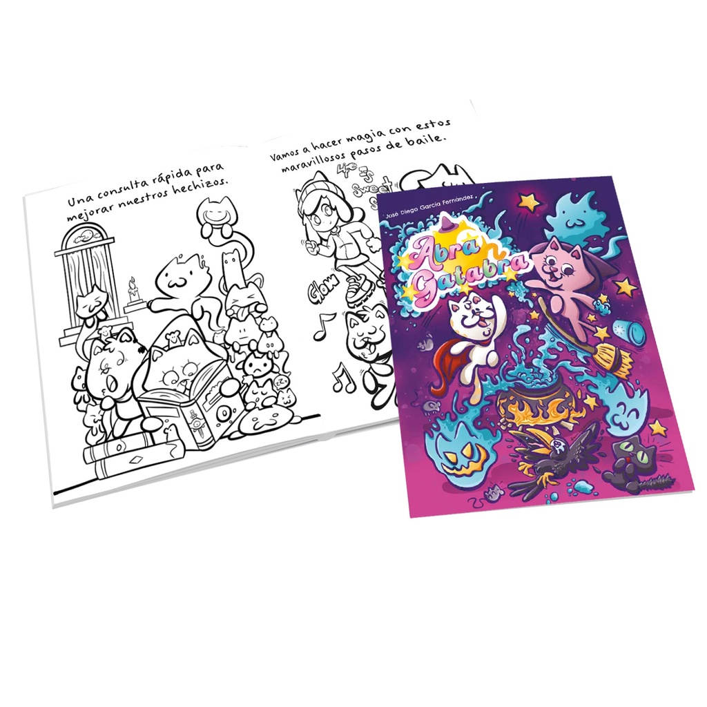 LIBRO DE ACTIVIDADES PARA COLOREAR: ABRA GATABRA