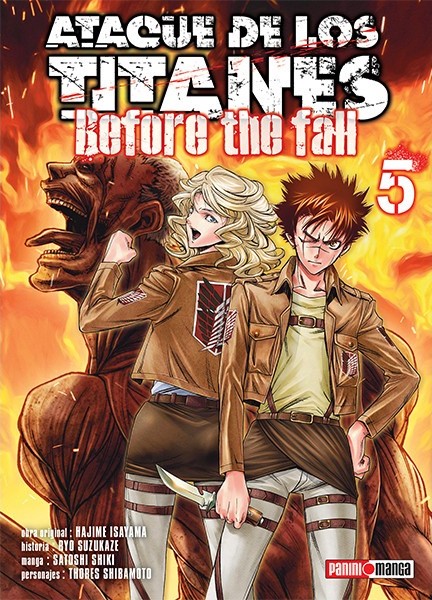 ATAQUE DE LOS TITANES BEFORE THE FALL VOL. 05