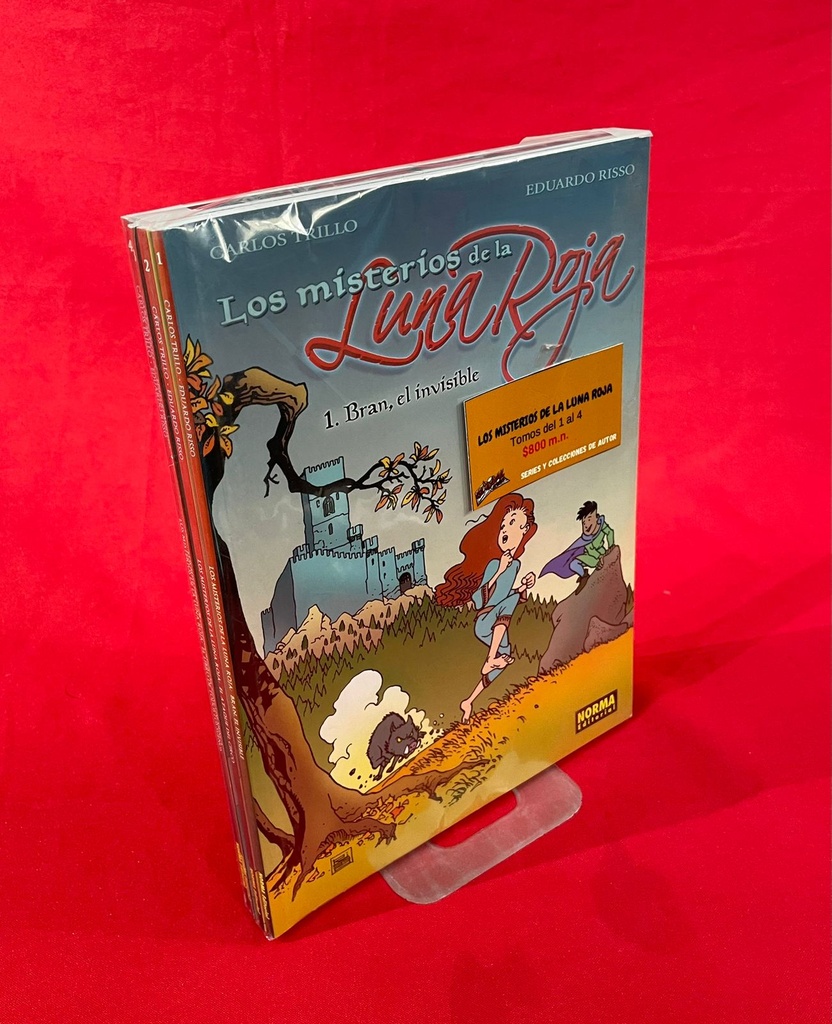COLECCIÓN "LOS MISTERIOS DE LA LUNA ROJA" VOL. 1 al 4