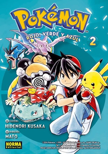 [9788467964981] POKÉMON ROJO, VERDE Y AZUL 2 VOL.02
