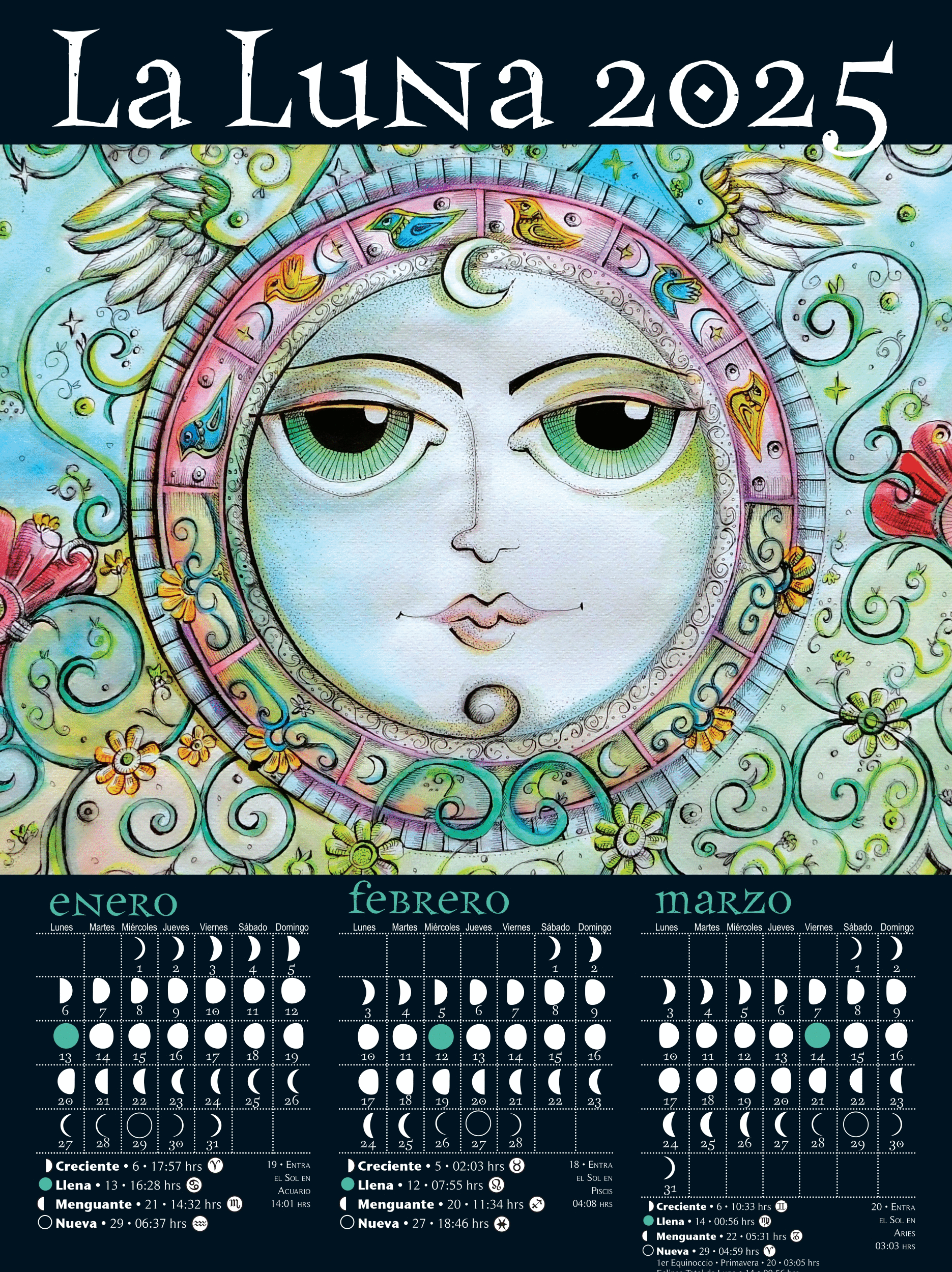 [7503018982076] CALENDARIO DE LA LUNA 2020