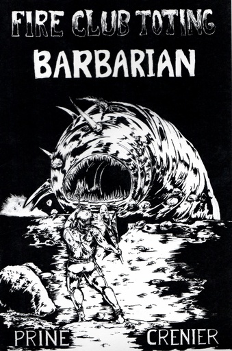 [23463431314] FIRE CLUB TOTING BARBARIAN