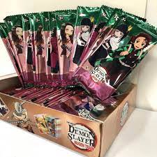 [21464624624324] Demon Slayer Mugen Train Kimetsu No Yaiba Trading Card Game TCG Booster Box Pink