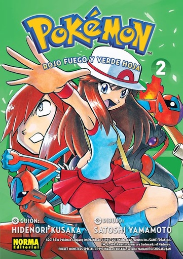 [9788467925135] POKEMON 14 ROJO FUEGO Y VERDE HOJA VOL.02