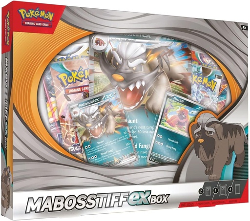 [820650855894] JUEGO DE CARTAS COLECCIONABLES POKÉMON MABOSSTIFF EX BOX INGLES