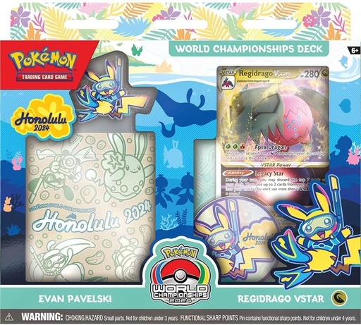 [196214106666] BARAJA DE CAMPEONATOS MUNDIALES DE TCG POKÉMON 2024 INGLES