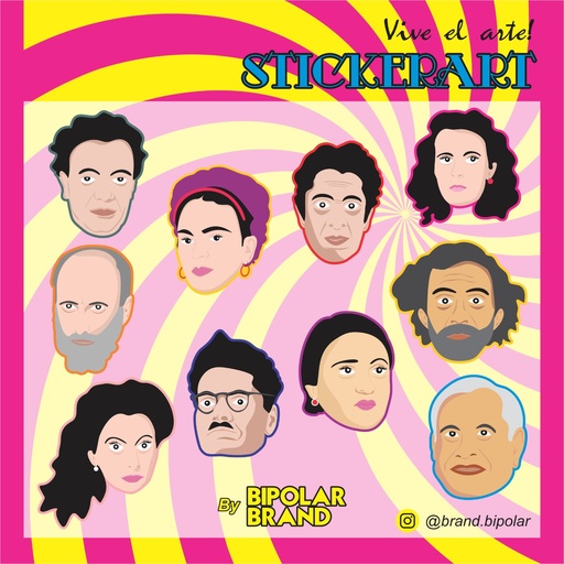[9788417294302] COLECCIÓN DE STICKERS STICKERART - MÉXICO.