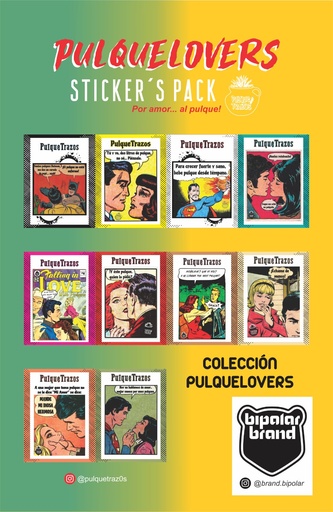 [9788417294322] PACK STICKERS COLECCIÓN PULQUELOVERS