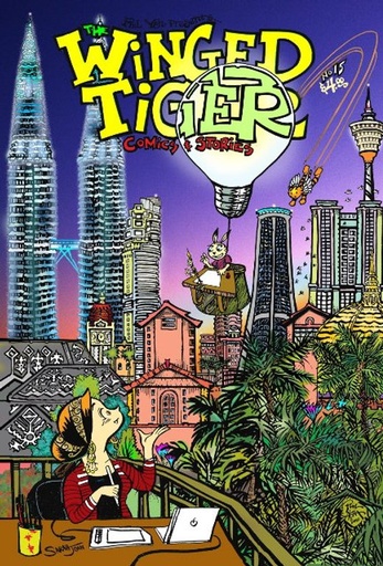[79845625863] THE WINGED TIGER COMIC & STORIES.