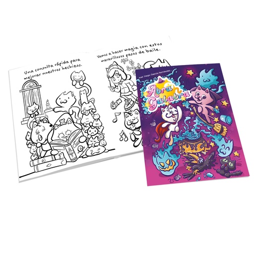 [54276228489] LIBRO DE ACTIVIDADES PARA COLOREAR: ABRA GATABRA