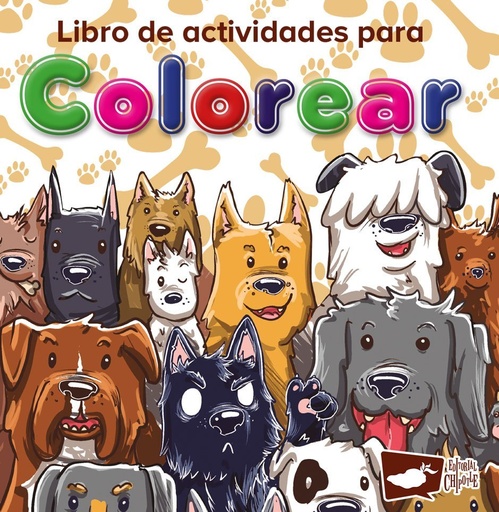 [54276228484] LIBRO DE ACTIVIDADES PARA COLOREAR PERRITOS