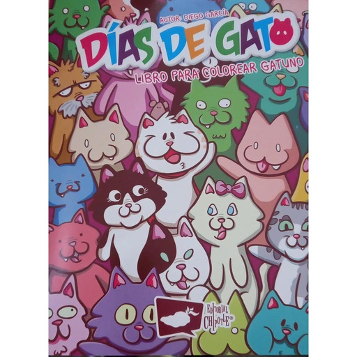 [54276228487] LIBRO PARA COLOREAR DÍAS DE GATO