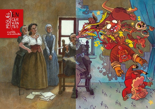 [9788416251216C] MIGUEL EN CERVANTES. EL RETABLO DE LAS MARAVILLAS